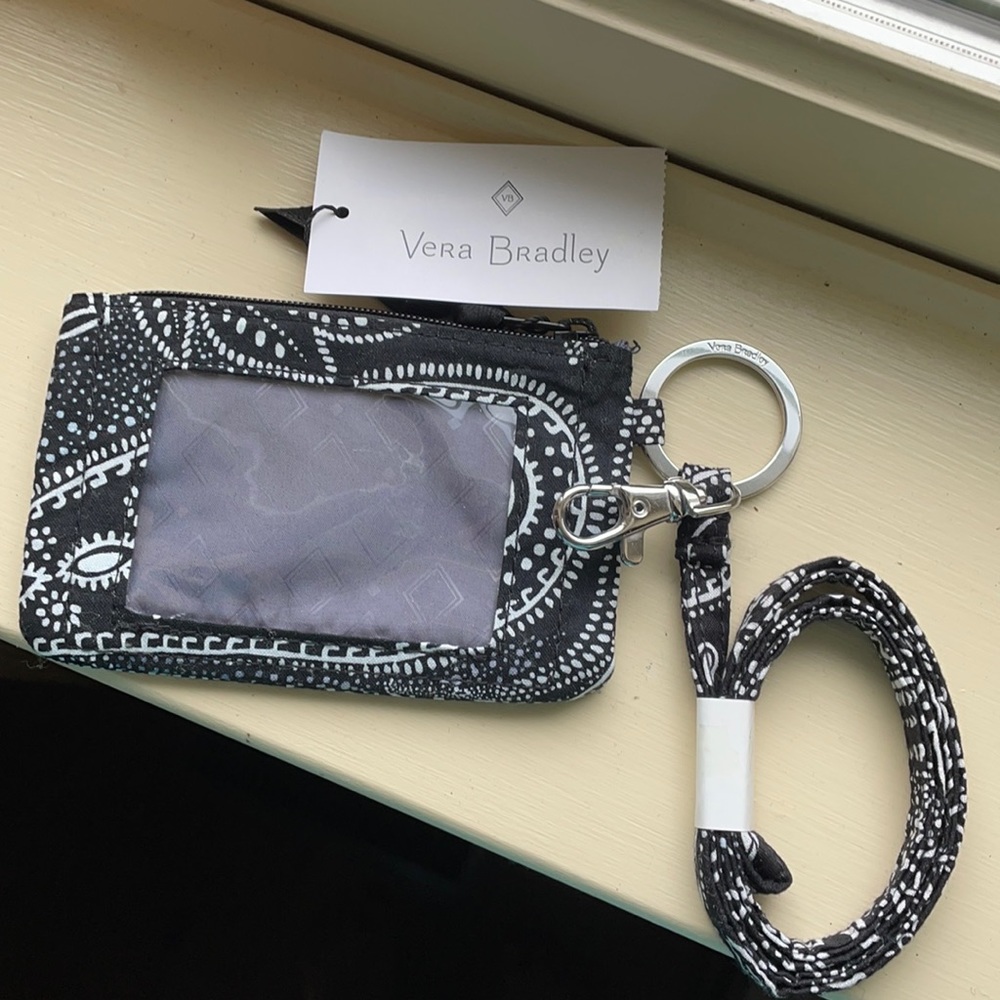 Vera Bradley Zip ID & Lanyard